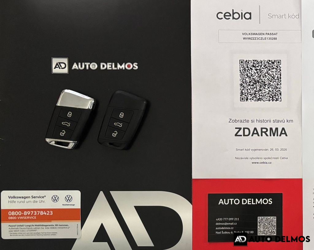 Volkswagen Passat 2.0TDI/2021/AT,1MAJ-DPH-ZÁRUKA 24MĚS