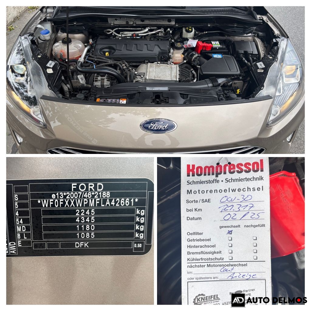 Ford Kuga 2.0EB-140KW/2021/TITANIUM,CZ,1MAJ,ZÁRUKA 24MĚS