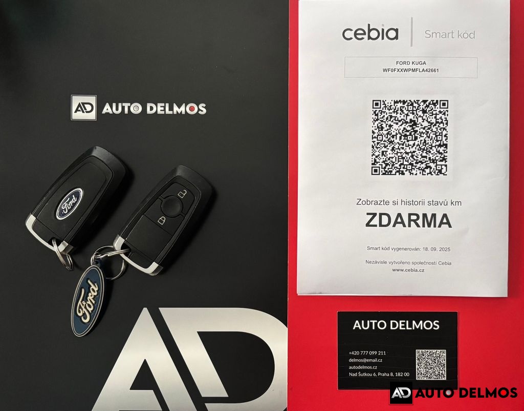 Ford Kuga 2.0EB-140KW/2021/TITANIUM,CZ,1MAJ,ZÁRUKA 24MĚS