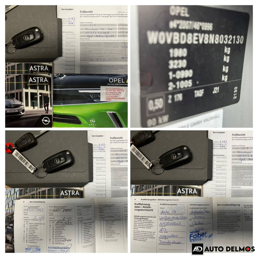Opel Astra SPORTS TOURER 1.5CDTi/2022/ELEG./AT9/TAŽNÉ,ZÁRUKA