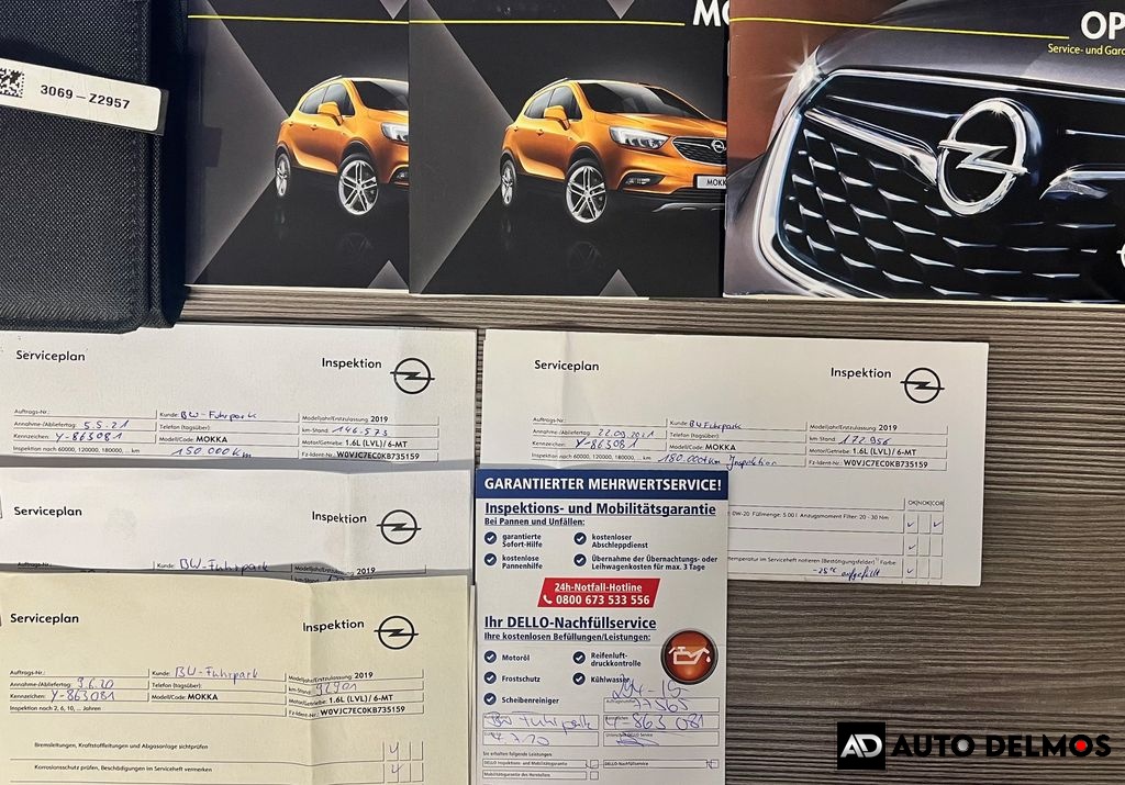 Opel Mokka X 1.6CDTi/Gen.A-Facelift/100kW/4x4/2018/Serv.Kniha